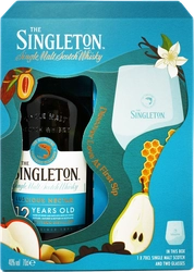 Виски SINGLETON Лашез Нектар Вискокурня Даффтаун Шотландский солодовый 12 лет 40%, п/у с 2 стаканами, 0.7л