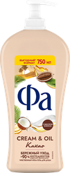 Изображение товара Крем-гель для душа ФА Cream&Oil Какао, 750мл