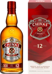 Виски CHIVAS REGAL Шотландский купажированный 12 лет 40%, п/у/без п/у, 
0,75л