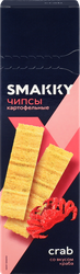 Чипсы картофельные SMAKKY со вкусом краба, 100г