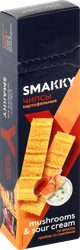 Чипсы картофельные SMAKKY со вкусом грибов со сметаной, 100г