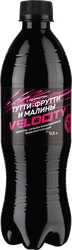 Напиток VELOCITY с ароматом тутти-фрутти и малины среднегазированный, 0.5л