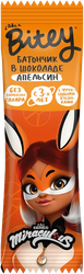 Изображение товара Батончик детский TAKE A BITEY Апельсин, с кусочками фруктов, в шоколаде, 35г