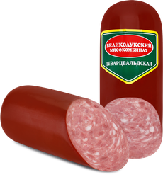 Колбаса полукопченая МК ВЕЛИКОЛУКСКИЙ Шварцвальдская, 400г