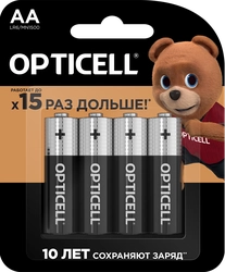 Элемент питания OPTICELL Basic AA, Арт. 5051001, 4шт