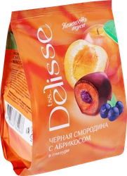 Конфеты DELISSE Черная смородина с абрикосом, 200г