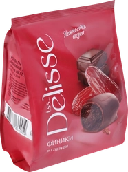 Конфеты DELISSE Финики в глазури, 200г