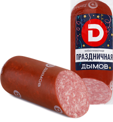 Колбаса полукопченая ДЫМОВ Праздничная, 330г
