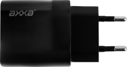Устройство зарядное сетевое AXXA 2 USB 2.4А, черный, Арт. 2402