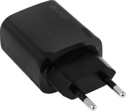 Устройство зарядное сетевое AXXA 2 USB 2.4А, черный, Арт. 2402