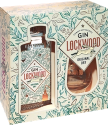 Джин GIN LOCKWOOD Original Dry 40%, с бокалом, 0,5л