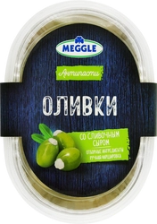 Оливки MEGGLE со сливочным сыром, 210г
