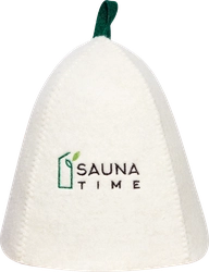Шапка для бани и сауны ГЛАВБАНЯ Sauna time/Relax, с вышивкой, Арт. Б40393Л