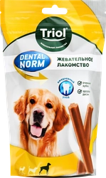 Лакомство для собак TRIOL DENTAL NORM Палочки жевательные 3шт, 120г