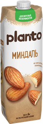 Напиток растительный PLANTO Миндальный 1,2%, 1л