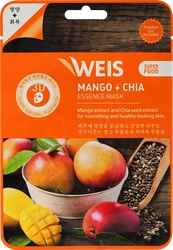 Маска для лица WEIS Super Food с манго и семенами чиа, 23г