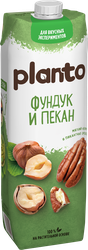 Напиток растительный PLANTO Фундук, пекан 1%, 1л