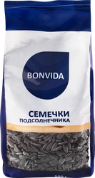 Семечки подсолнечника BONVIDA неочищенные обжаренные, 500г