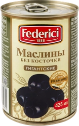 Маслины без косточки FEDERICI гигантские, 400г