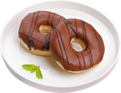 Изображение товара Донат ЛЕНТА FRESH с карамельным кремом, 65г