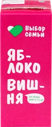 Нектар ВЫБОР СЕМЬИ Яблоко, вишня, 0.2л