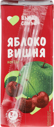 Изображение товара Нектар ВЫБОР СЕМЬИ Яблоко, вишня, 0.2л