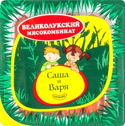 Сосиски МК ВЕЛИКОЛУКСКИЙ Саша и Варя для питания детей с 6 лет, 330г