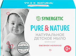 Изображение товара Мыло детское SYNERGETIC Овсяное молочко, 90г