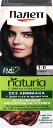 Крем-краска для волос ПАЛЕТТ Naturia 1–0 Черный, 110мл