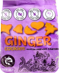 Печенье безглютеновое ЧУДЕСНИЦА Ginger, 120г