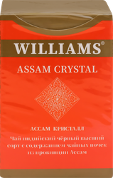Изображение товара Чай черный WILLIAMS Assam Crystal индийский ассам с высоким содержанием чайных почек, листовой, 100г