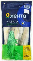 Изображение товара Навага свежемороженая ЛЕНТА неразделанная, 800г