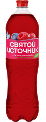 Изображение товара Напиток СВЯТОЙ ИСТОЧНИК Вода со вкусом лесные ягоды газированный, 1.5л