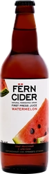 Сидр фруктовый FERN CIDER Яблочный с арбузом полусладкий газированный 5%, 0.5л