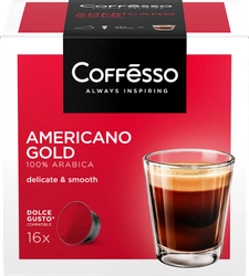 Кофе в капсулах COFFESSO Americano Gold, 128г