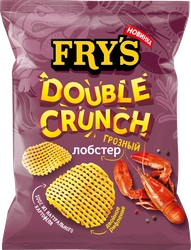 Чипсы картофельные FRY’S со вкусом Грозный лобстер, рифленая подушка, 
70г