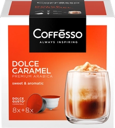 Кофе в капсулах COFFESSO Dolce Caramel, 156г