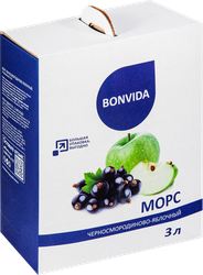 Морс BONVIDA Черная смородина, яблоко, 3л