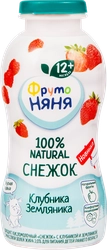 Продукт кисломолочный ФРУТОНЯНЯ Снежок Клубника, земляника 2%, 200г