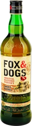 Виски FOX & DOGS Smoky Barrel купажированный 40%, 0.7л