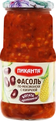 Фасоль ПИКАНТА По-мексикански, с кукурузой, 470г