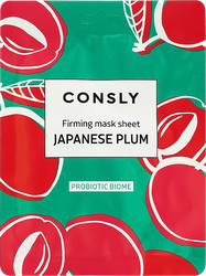 Изображение товара Маска для лица CONSLY с экстрактом японской сливы для кожи с возрастными изменениями, тканевая, 25мл