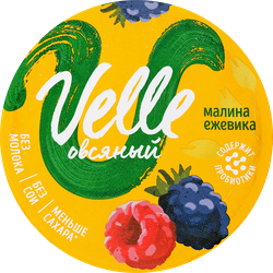 Продукт овсяный VELLE Малина, ежевика, 130г