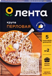 Крупа перловая ЛЕНТА в пакетиках, 5х80г