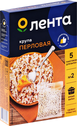 Крупа перловая ЛЕНТА в пакетиках, 5х80г