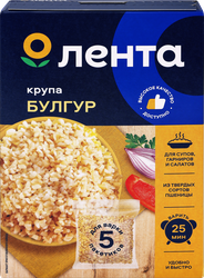Изображение товара Булгур ЛЕНТА Булгур, в пакетиках, 5х80г