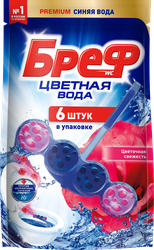 Изображение товара Блок для унитаза БРЕФ Цветная вода, 6х50г