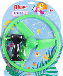 Набор игровой BIGGA Фрисби с запускателем, 26см, Арт. 809
