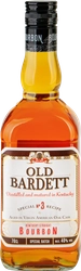 Напиток спиртной OLD BARDETT KENTUCKY STRAIGHT BOURBON Купажированный 40%, из зернового сырья, 0.7л