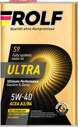 Масло моторное ROLF ULTRA SAE 5W–40 ACEA A3/B4 API SP, Арт. 323104, 1л